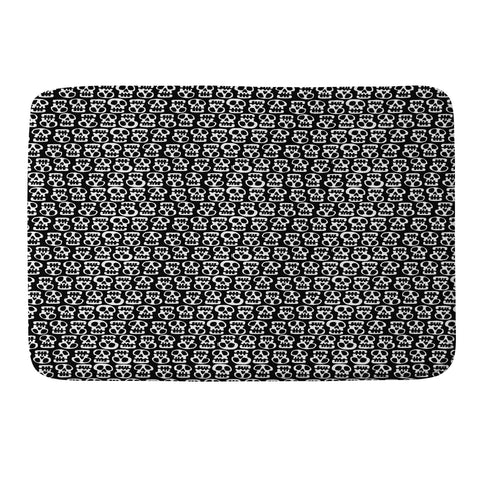 Aimee St Hill Skulls Memory Foam Bath Mat