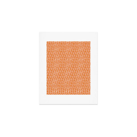 Aimee St Hill Skulls Orange Art Print