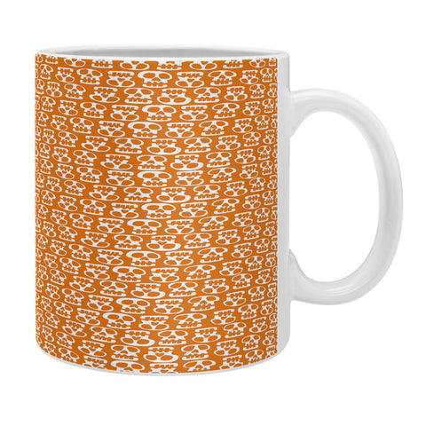 Aimee St Hill Skulls Orange Coffee Mug