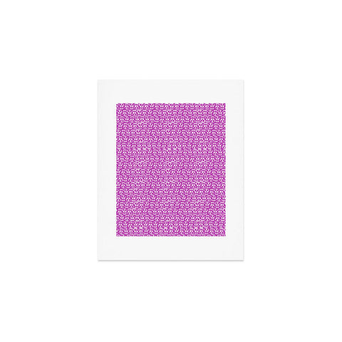 Aimee St Hill Skulls Purple Art Print