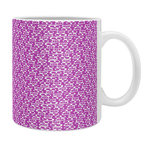 Aimee St Hill Skulls Purple Coffee Mug