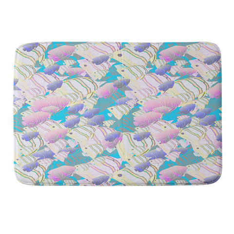 Aimee St Hill Techno Fish Memory Foam Bath Mat