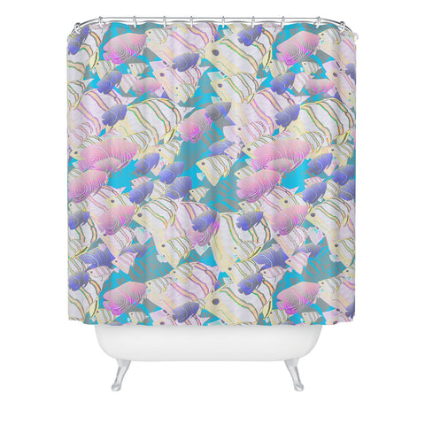 Aimee St Hill Techno Fish Shower Curtain