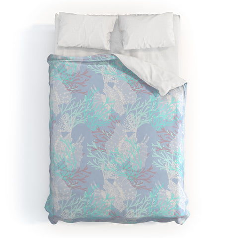 Aimee St Hill Tiger Fish Blue Duvet Cover