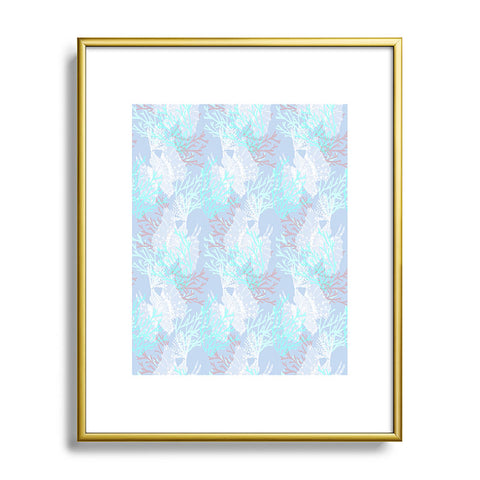 Aimee St Hill Tiger Fish Blue Metal Framed Art Print