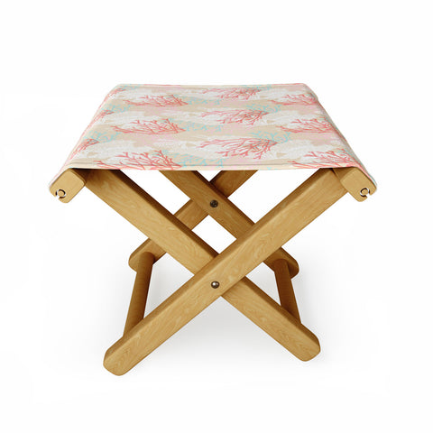 Aimee St Hill Tiger Fish Pink Folding Stool