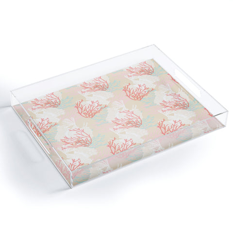 Aimee St Hill Tiger Fish Pink Acrylic Tray