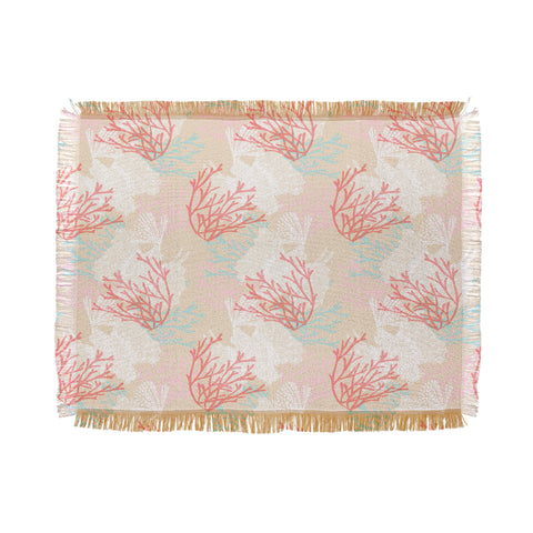 Aimee St Hill Tiger Fish Pink Throw Blanket