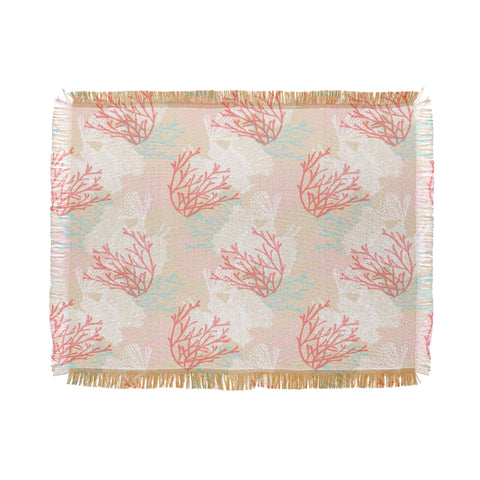 Aimee St Hill Tiger Fish Pink Throw Blanket