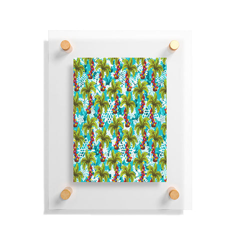 Aimee St Hill Tropical Christmas Floating Acrylic Print