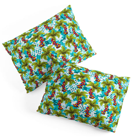 Aimee St Hill Tropical Christmas Pillow Shams