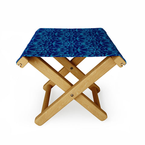 Aimee St Hill Vine Blue Folding Stool