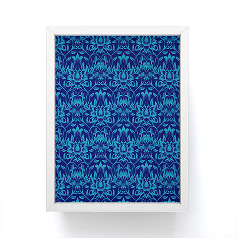 Aimee St Hill Vine Blue Framed Mini Art Print