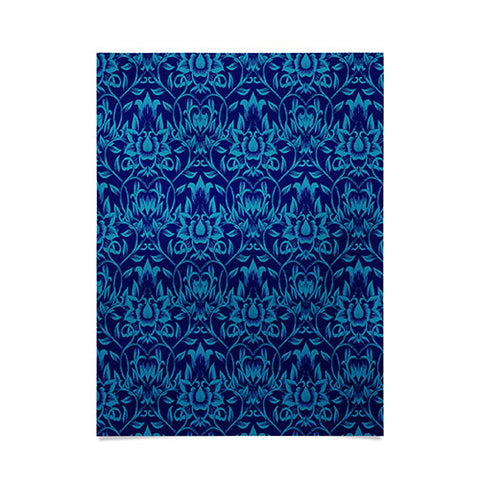 Aimee St Hill Vine Blue Poster