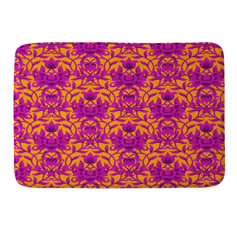 Aimee St Hill Vine Pink Memory Foam Bath Mat