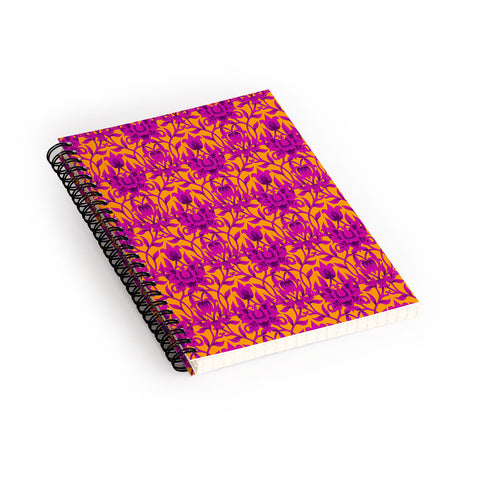 Aimee St Hill Vine Pink Spiral Notebook