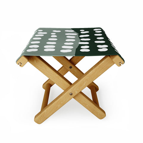 Aleeya Jones Abstract landscape 3 Folding Stool