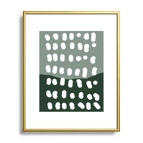 Aleeya Jones Abstract landscape 3 Metal Framed Art Print