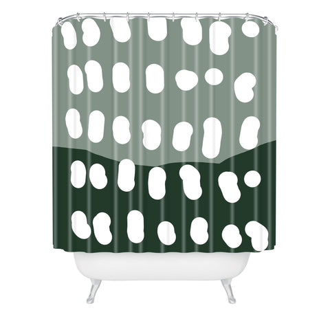 Aleeya Jones Abstract landscape 3 Shower Curtain