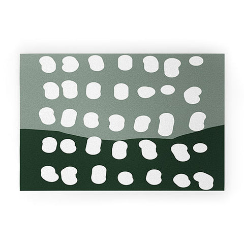 Aleeya Jones Abstract landscape 3 Welcome Mat