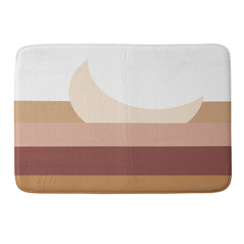 Aleeya Jones Boho moon Memory Foam Bath Mat