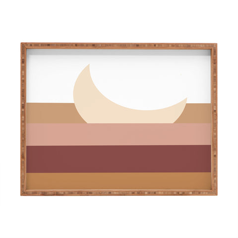 Aleeya Jones Boho moon Rectangular Tray