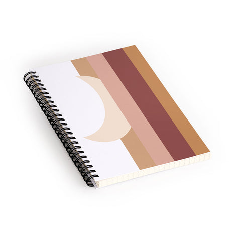 Aleeya Jones Boho moon Spiral Notebook