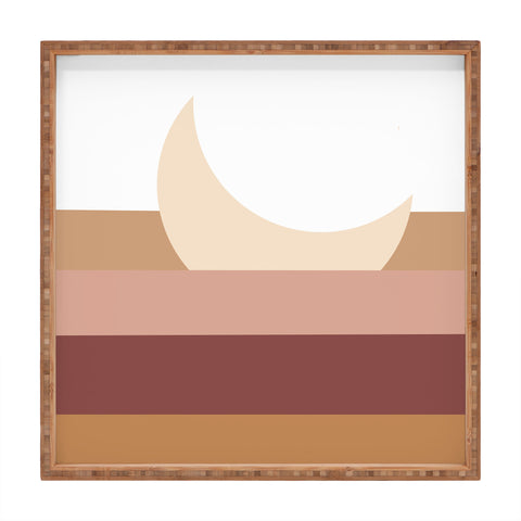 Aleeya Jones Boho moon Square Tray