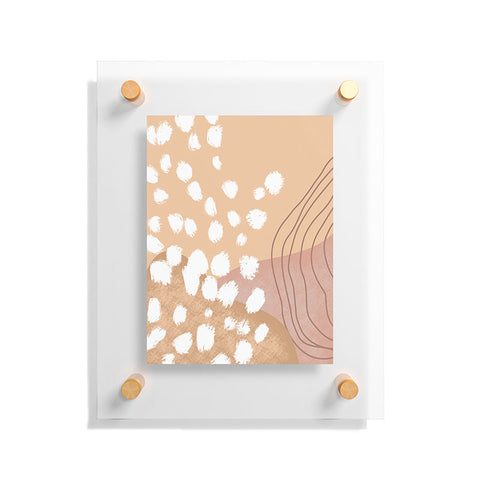 Aleeya Jones Modern Abstract nudes Floating Acrylic Print