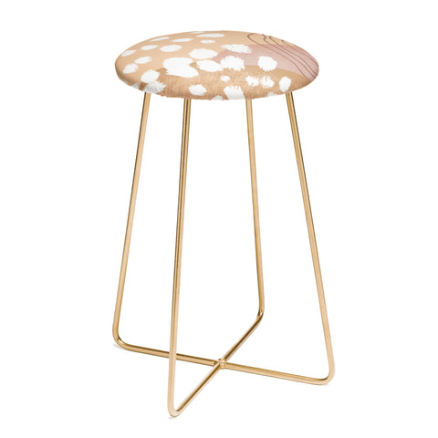 Aleeya Jones Modern Abstract nudes Counter Stool
