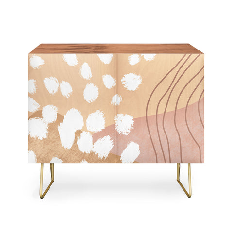 Aleeya Jones Modern Abstract nudes Credenza