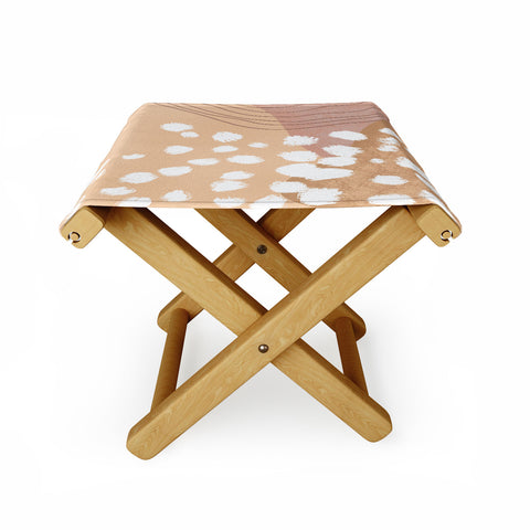 Aleeya Jones Modern Abstract nudes Folding Stool