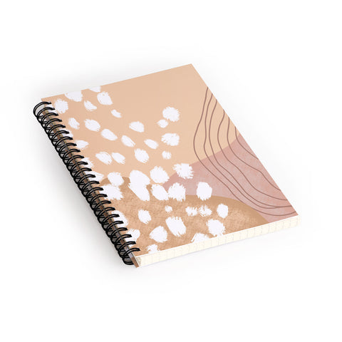Aleeya Jones Modern Abstract nudes Spiral Notebook