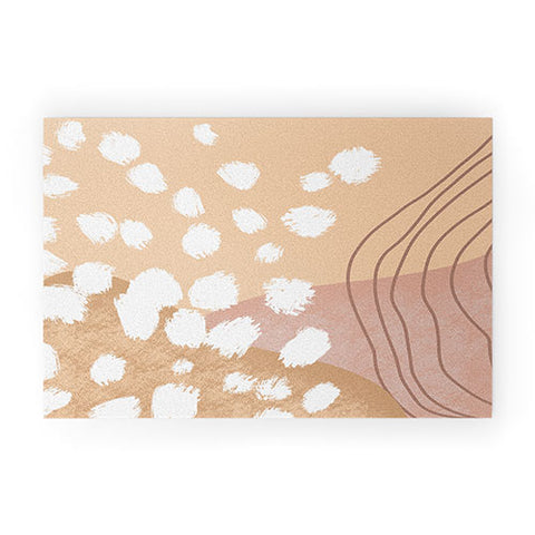 Aleeya Jones Modern Abstract nudes Welcome Mat