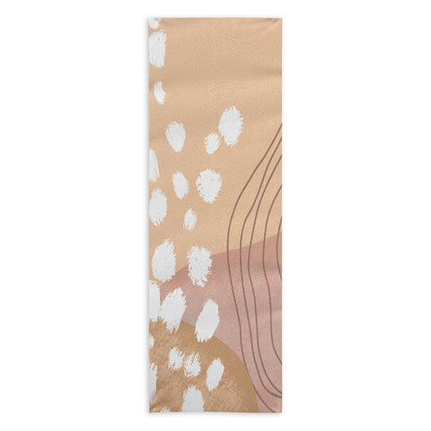 Aleeya Jones Modern Abstract nudes Yoga Towel