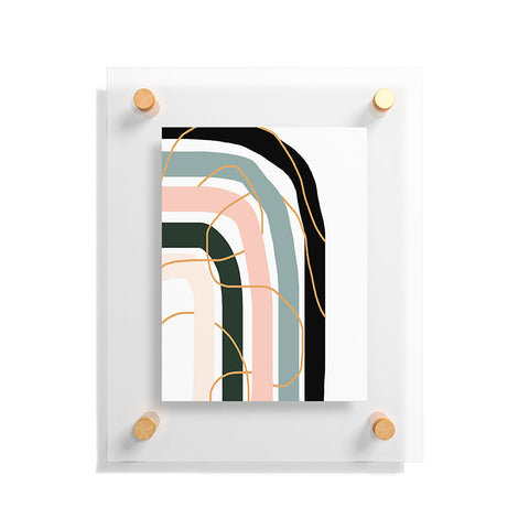 Aleeya Jones Unsettled Rainbow Floating Acrylic Print