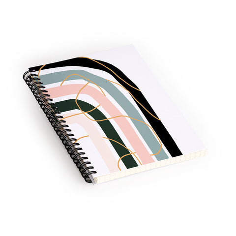 Aleeya Jones Unsettled Rainbow Spiral Notebook