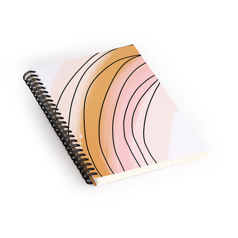 Aleeya Jones Watercolor Rainbow I Spiral Notebook