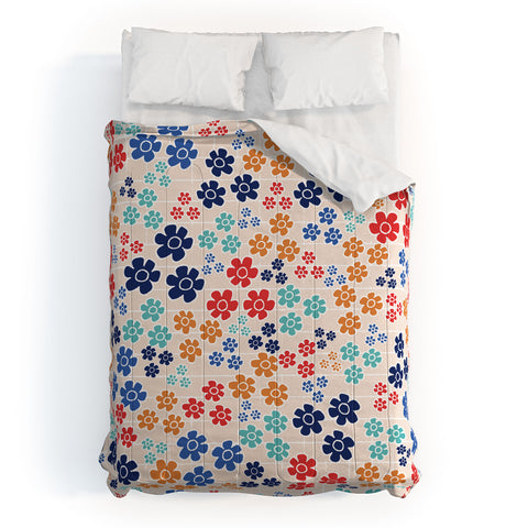 Ali Benyon Bed Of Flowers Comforter