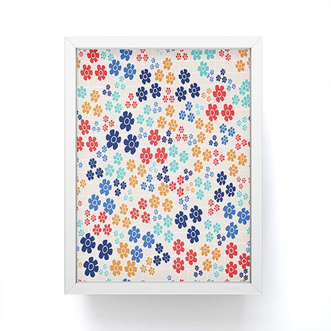 Ali Benyon Bed Of Flowers Framed Mini Art Print
