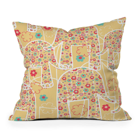 Ali Benyon Ello Ellie Throw Pillow