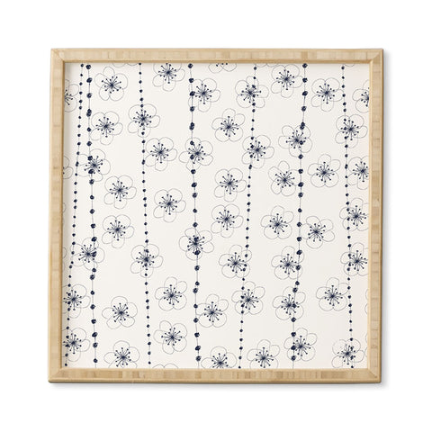 Ali Benyon Flower Waterfall Framed Wall Art