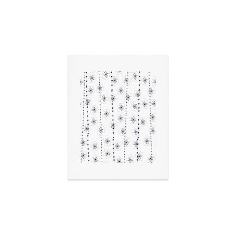 Ali Benyon Flower Waterfall Art Print