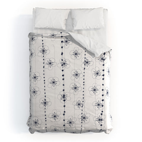 Ali Benyon Flower Waterfall Comforter
