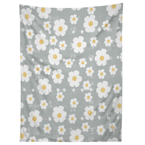 Ali Benyon Gray Daisy Tapestry