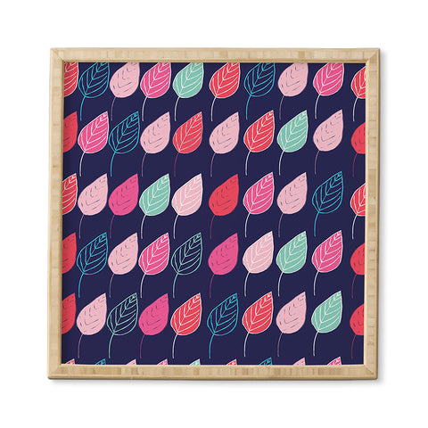 Ali Benyon Happy Leaves Framed Wall Art