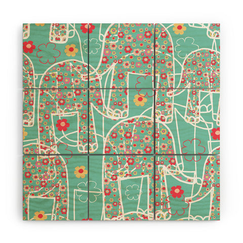 Ali Benyon Hello You Wood Wall Mural