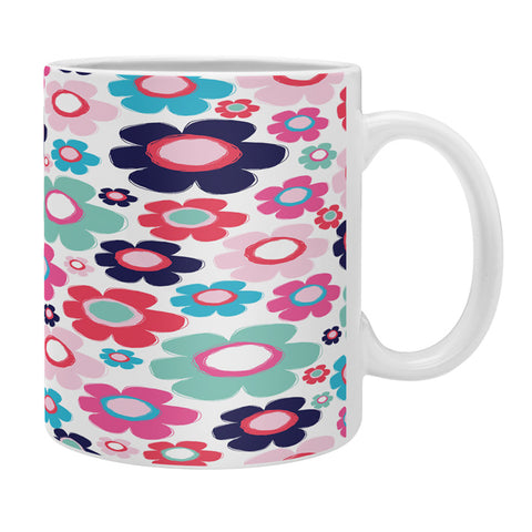 Ali Benyon Indigo Flowers Coffee Mug