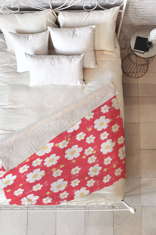 Ali Benyon Kandy Love Fleece Throw Blanket