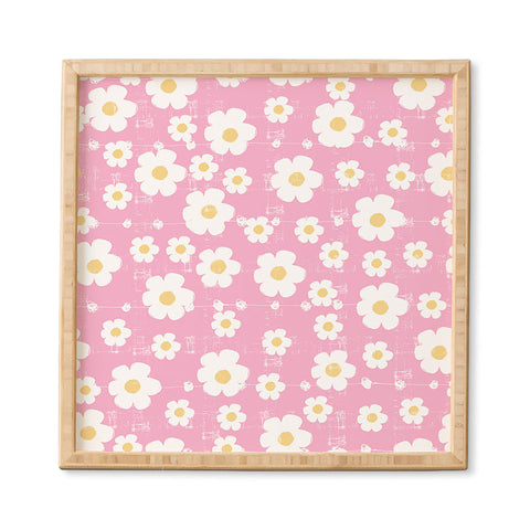 Ali Benyon Pink Daisy Framed Wall Art